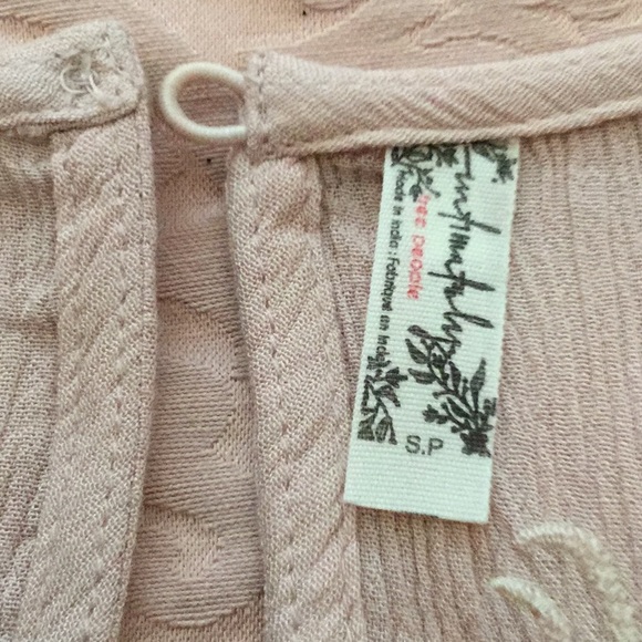 Free People Adelaide Festival blush gauze dress - Picture 6 of 8